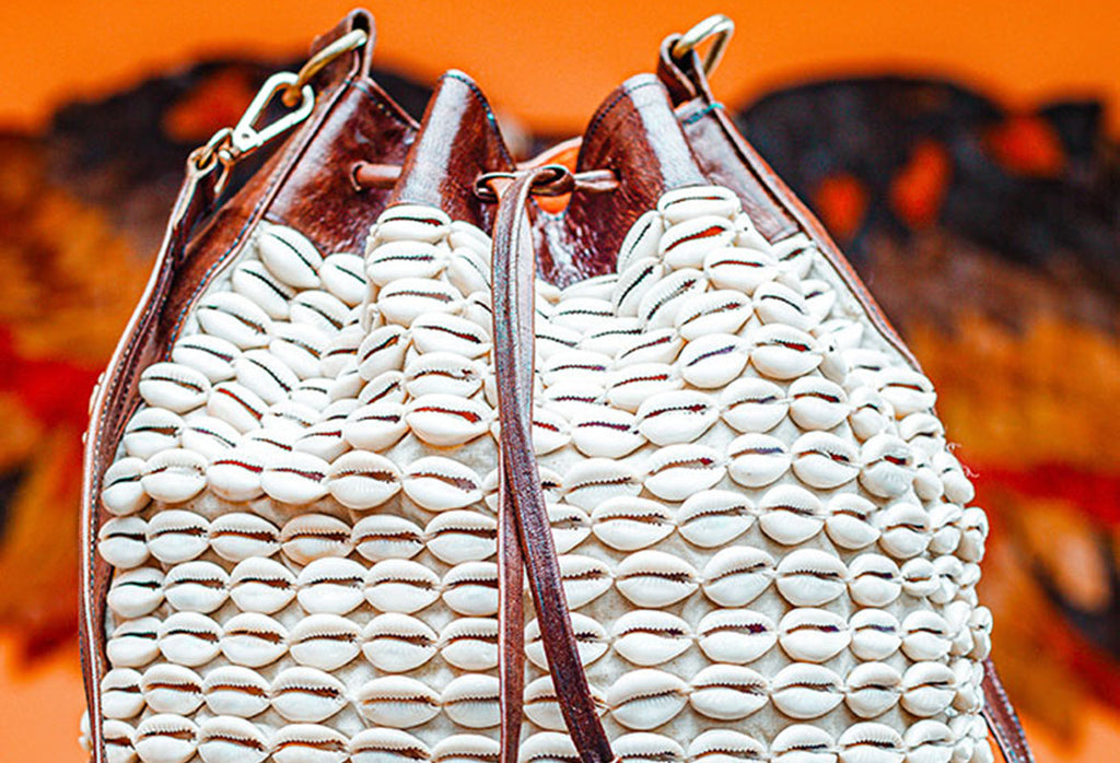 Cowrie Shell "Jalal" Bucket Bag (Custom Order)
