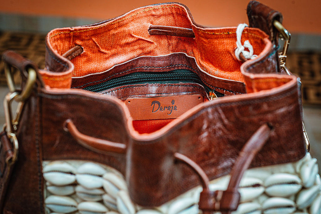 Cowrie Shell "Jalal" Bucket Bag (Custom Order)