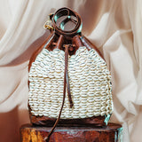 Cowrie Shell "Jalal" Bucket Bag (Custom Order)