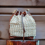 Cowrie Shell "Jalal" Bucket Bag (Custom Order)